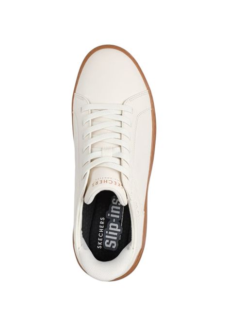 Sneakers Skechers uomo Slip ins Court Break 183177WHT Court Break Bianco  SKECHERS | Sneakers | 183177WHT