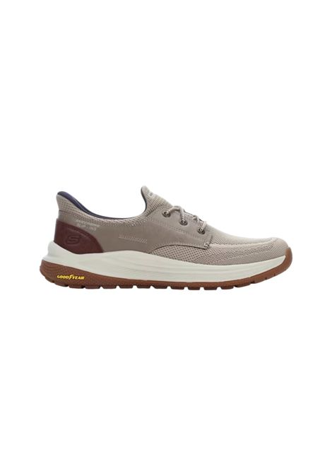 Scarpa Skechers uomo Slip ins Relaxed Fit 205467TPE Meroe Alden Bianco  SKECHERS | Scarpa | 205467TPE