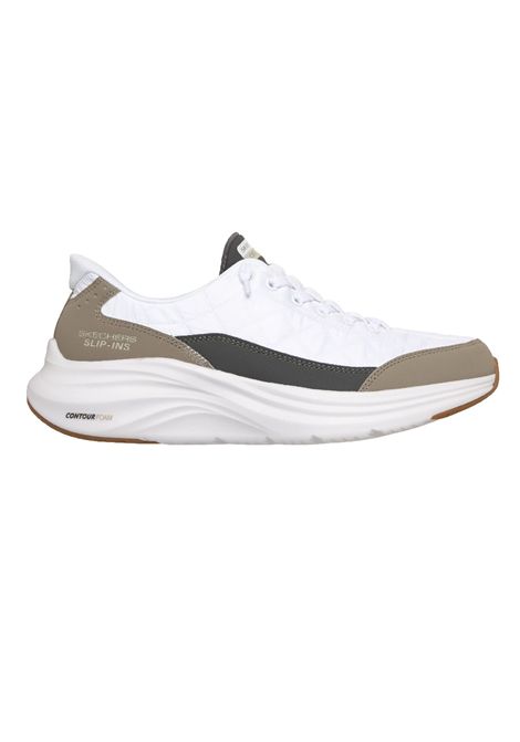 Sneakers Skechers uomo slip ins contour foam 232619WTP Bianco beige SKECHERS | Sneakers | 232619WTP