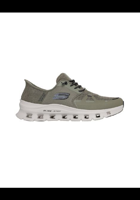 Sneakers Skechers uomo slip ins glide 232930OLBK Oliva nero SKECHERS | Sneakers | 232930OLBK