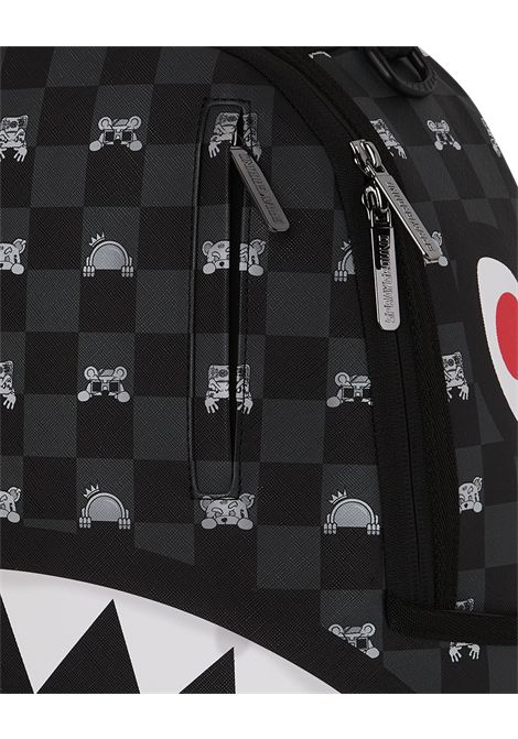 Zaino SPRAYGROUND uomo Gray Peeking Character Check B8872 Nero SPRAYGROUND | Zaino | B8872CAMPIONE