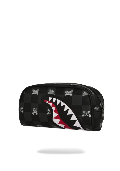 Portapenne SPRAYGROUND uomo Gray Peeking Character Check B8913 Nero SPRAYGROUND | Portapenne | B8913CAMPIONE