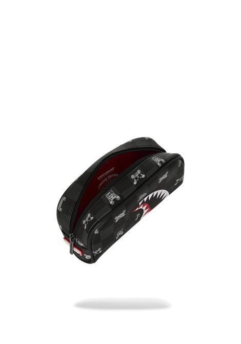 Portapenne SPRAYGROUND uomo Gray Peeking Character Check B8913 Nero SPRAYGROUND | Portapenne | B8913CAMPIONE