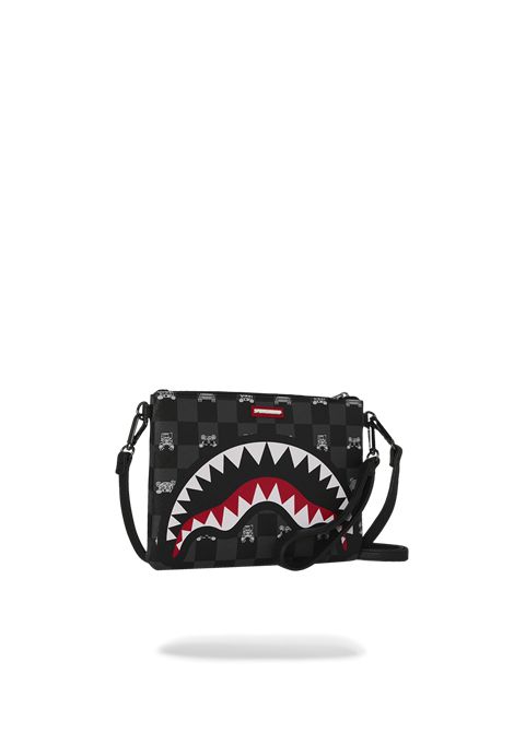 Pochette SPRAYGROUND uomo Gray Peeking Character Check B8915 Nero SPRAYGROUND | Pochette | B8915CAMPIONE