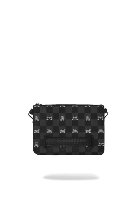 Pochette SPRAYGROUND uomo Gray Peeking Character Check B8915 Nero SPRAYGROUND | Pochette | B8915CAMPIONE
