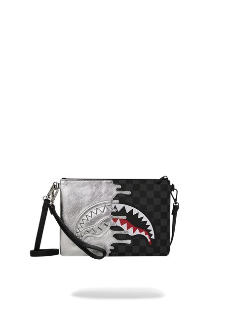 Pochette SPRAYGROUND uomo Silver Side Drip B8929 Argento SPRAYGROUND | Pochette | B8929CAMPIONE