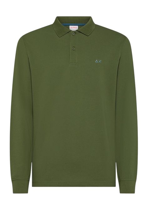 Polo Sun68 uomo A3611037 Basic Verde scuro SUN68 | Polo | A3611037