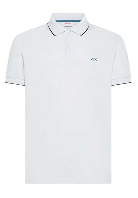 Polo Sun68 uomo A3611101 Small Stripes Basica Bianco SUN68 | Polo | A3611101