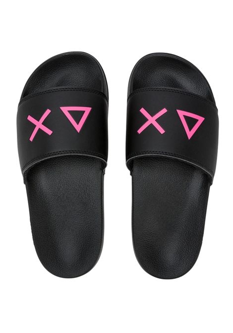 Pantofola Sun68 donna BX3611058 Beach Slippers Logo Nero SUN68 | Pantofola | BX3621011