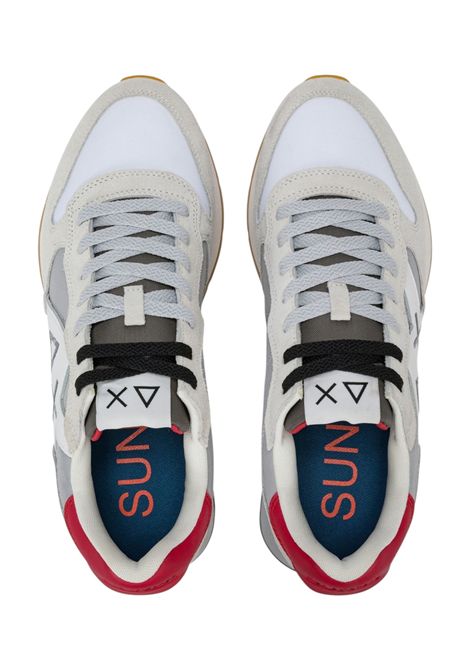 Sneakers Sun68 uomo BZ361160106 Jaki 2.0 Solid Bianco Grigio chiaro SUN68 | Sneakers | BZ361160106