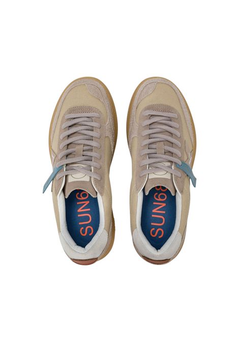 Sneakers Sun68 uomo BZ36149 16 Luis Canvas Suede Beige SUN68 | Sneakers | BZ3614916