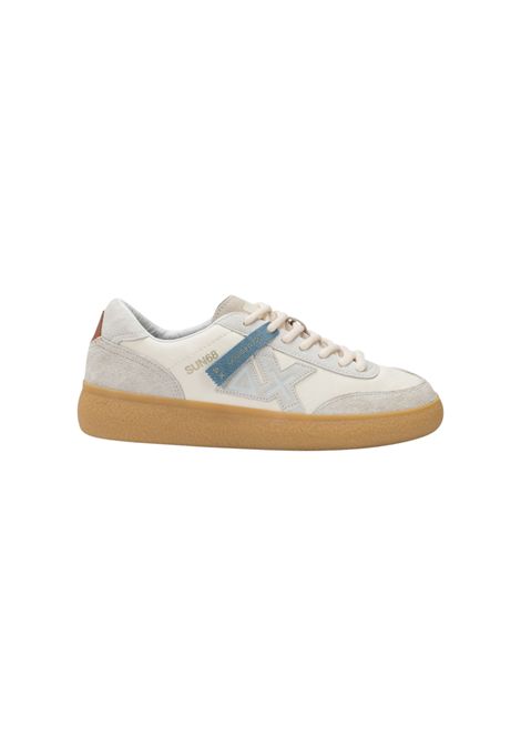 Sneakers Sun68 uomo BZ36149 31 Luis Canvas Suede Bianco Panna SUN68 | Sneakers | BZ3614931