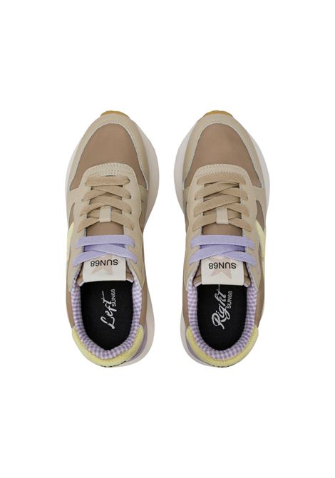 Sneakers Sun68 donna BZ36222 16 Big Stargirl Sponge Beige SUN68 | Sneakers | BZ3622216
