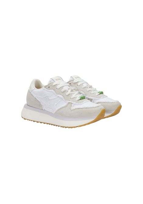 Sneakers Sun68 donna BZ36223 01 Big Stargirl Canvas Bianco SUN68 | Sneakers | BZ3622301