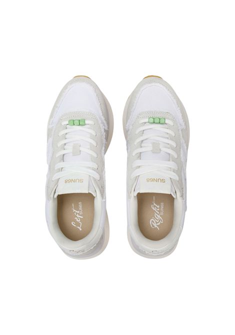 Sneakers Sun68 donna BZ36223 01 Big Stargirl Canvas Bianco SUN68 | Sneakers | BZ3622301