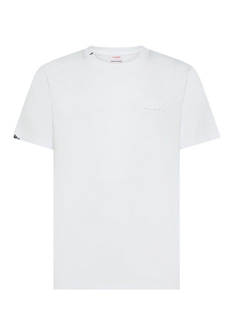 T-shirt Sun68 uomo T3611301 Basic Cotton Jersey Vintage Bianco SUN68 | T-shirt | T3611301