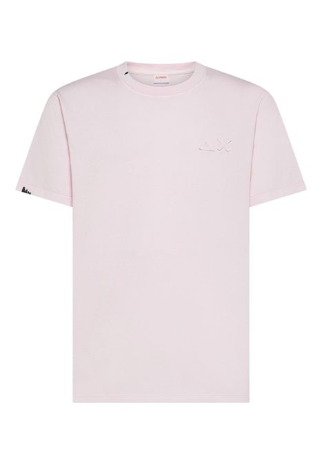T-shirt Sun68 uomo T3611304 Basic Cotton Jersey Vintage Rosa SUN68 | T-shirt | T3611304