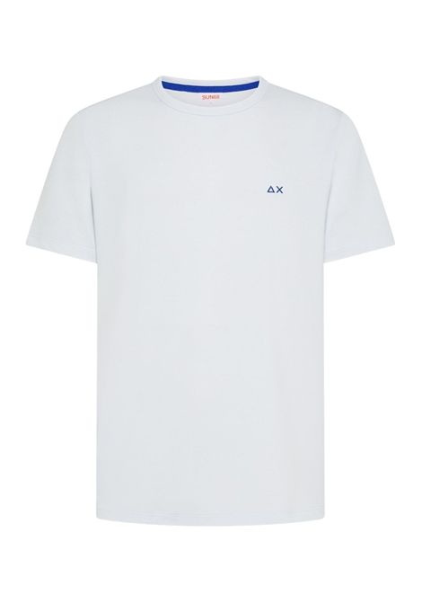 T-shirt Sun68 uomo T3611801 Piquet Solid Color Bianco SUN68 | T-shirt | T3611801