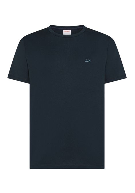 T-shirt Sun68 uomo T3612707 Jersey Mercerized Blu Navy SUN68 | T-shirt | T3612707