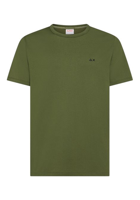 T-shirt Sun68 uomo T3612737 Jersey Mercerized Verde scuro SUN68 | T-shirt | T3612737