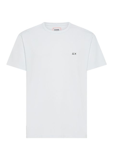 T-shirt Sun68 uomo T3613501 Piqué Stretch Tech Bianco SUN68 | T-shirt | T3613501