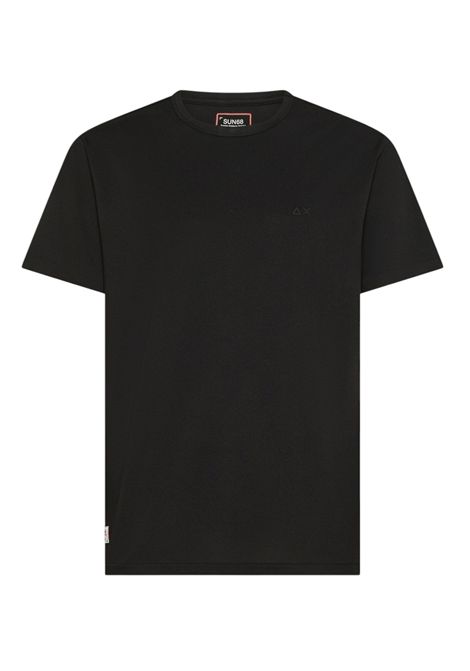 T-shirt Sun68 uomo T3613511 Piqué Stretch Tech Nero SUN68 | T-shirt | T3613511