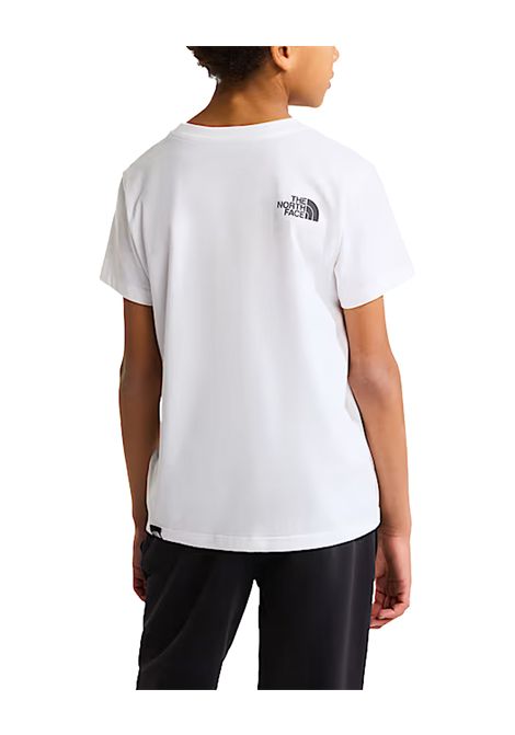 T-shirt THE NORTH FACE bambino Simple Dome 7QEY Bianca THE NORTH FACE | T-shirt | 87T4FN41