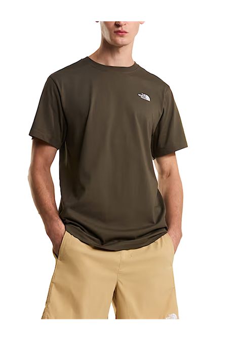 T-shirt THE NORTH FACE uomo Evolution Simple Dome Regular 8CZ2 Verde THE NORTH FACE | T-shirt | 8CZ221L1