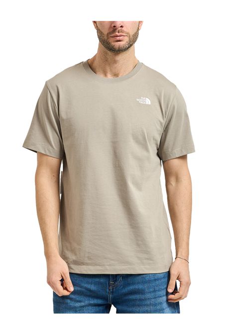 T-shirt THE NORTH FACE uomo Evolution Simple Dome Regular 8CZ2 Stone THE NORTH FACE | T-shirt | 8CZ22MB1