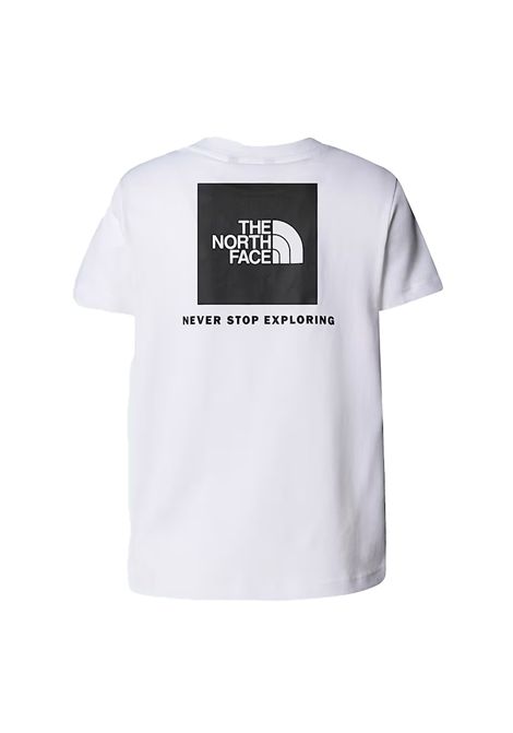 T-shirt THE NORTH FACE bambino Box NSE 8EFN Bianca THE NORTH FACE | T-shirt | 8EFNFN41
