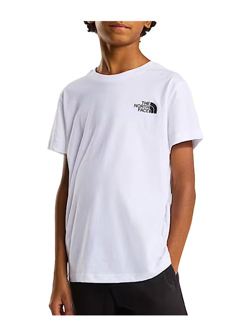 T-shirt THE NORTH FACE bambino Box NSE 8EFN Bianca THE NORTH FACE | T-shirt | 8EFNFN41
