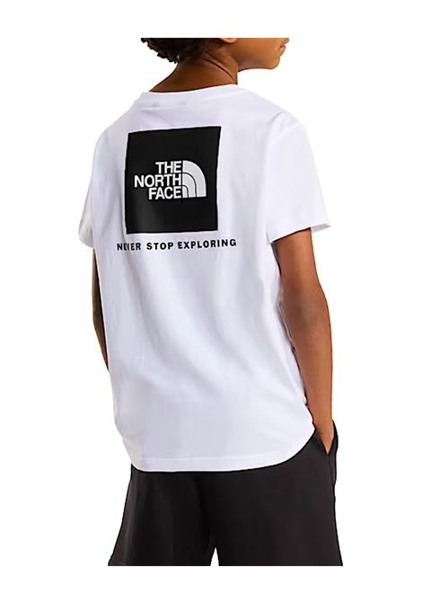 T-shirt THE NORTH FACE bambino Box NSE 8EFN Bianca THE NORTH FACE | T-shirt | 8EFNFN41