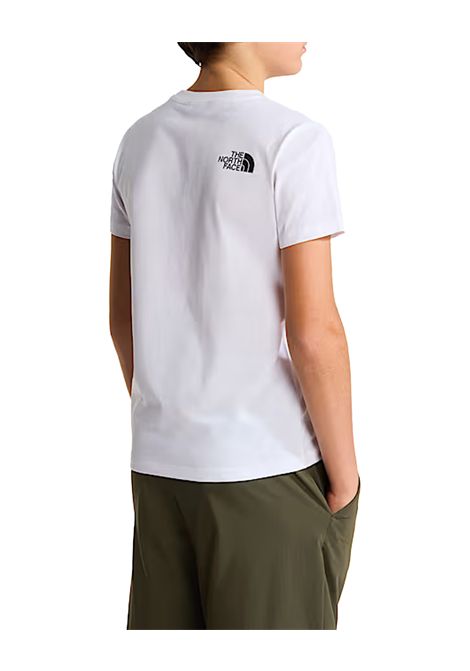 T-shirt THE NORTH FACE bambino Easy 8EHG Bianca THE NORTH FACE | T-shirt | 8EHGFN41