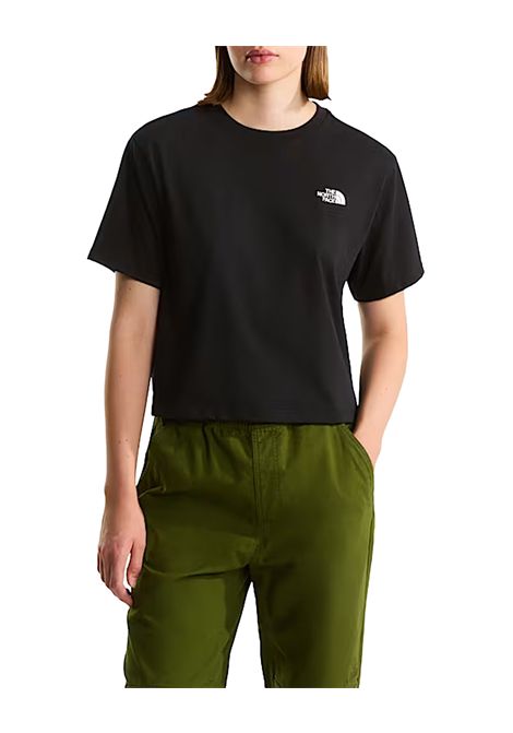 T-shirt THE NORTH FACE donna Evolution Simple Dome Cropped Relaxed 8FDH Nera THE NORTH FACE | T-shirt | 8FDHJK31