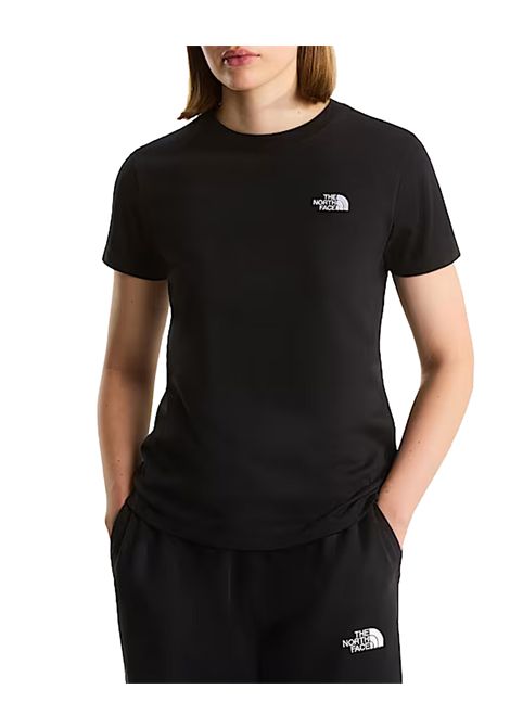 T-shirt THE NORTH FACE donna Evolution Simple Dome Slim 8FX7 Nera THE NORTH FACE | T-shirt | 8FX7JK31