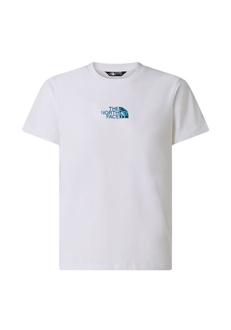 T-shirt THE NORTH FACE bambino Liquid Logo Regular 8G1W Bianca THE NORTH FACE | T-shirt | 8G1WFN41