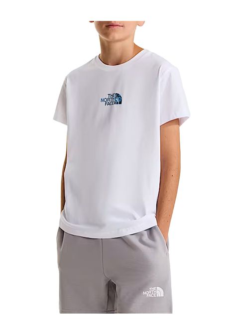 T-shirt THE NORTH FACE bambino Liquid Logo Regular 8G1W Bianca THE NORTH FACE | T-shirt | 8G1WFN41