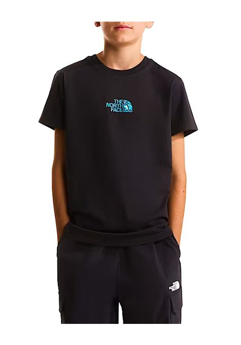 T-shirt THE NORTH FACE bambino Liquid Logo Regular 8G1W Nera THE NORTH FACE | T-shirt | 8G1WJK31