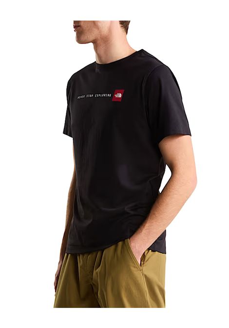 T-shirt THE NORTH FACE uomo Never Stop Exploring Regular 8GUV Nera THE NORTH FACE | T-shirt | 8GUVJK31