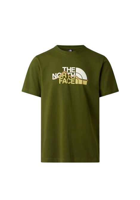 T-shirt THE NORTH FACE uomo 8GUX Verde THE NORTH FACE | T-shirt | 8GUXBRI1