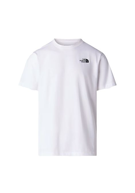 T-shirt THE NORTH FACE Vertical Regular uomo 8GV1 Bianca THE NORTH FACE | T-shirt | 8GV1FN41