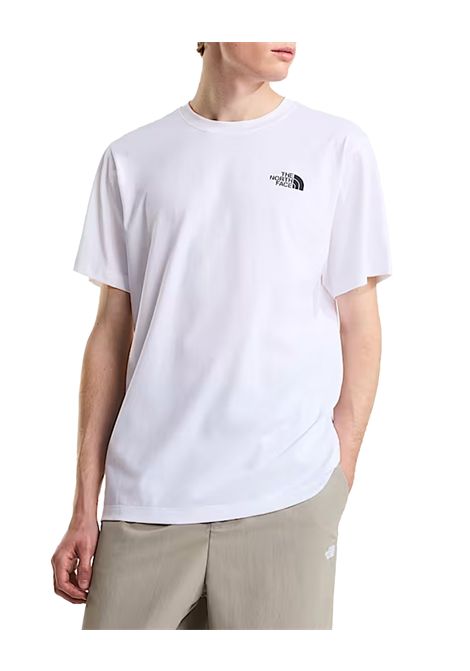 T-shirt THE NORTH FACE Vertical Regular uomo 8GV1 Bianca THE NORTH FACE | T-shirt | 8GV1FN41