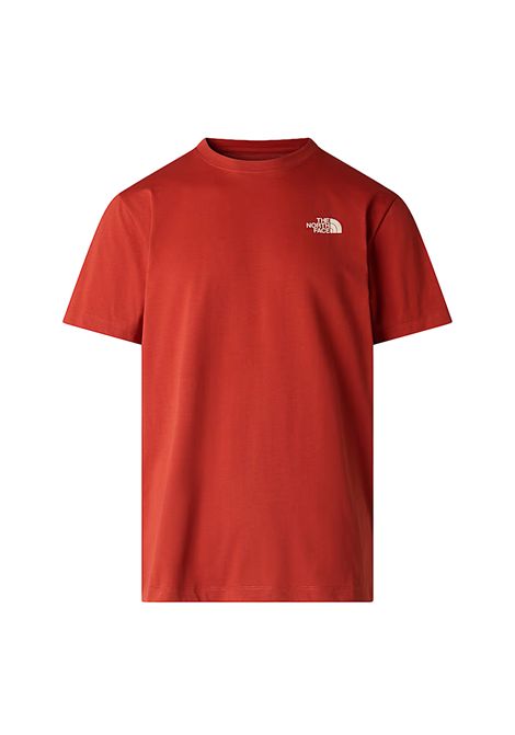 T-shirt THE NORTH FACE Vertical Regular uomo 8GV1 Mattone THE NORTH FACE | T-shirt | 8GV1G6I1