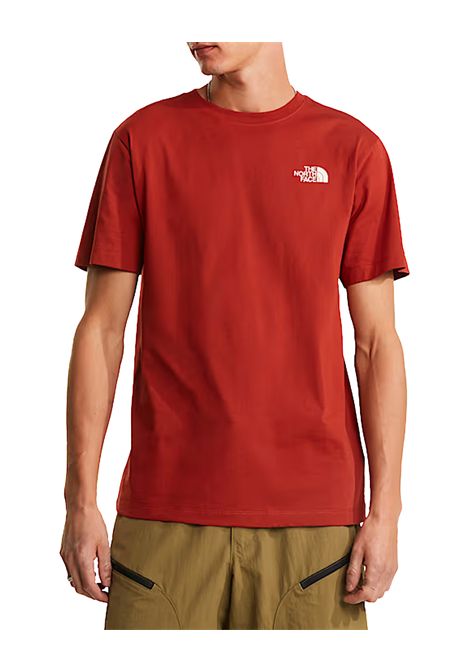 T-shirt THE NORTH FACE Vertical Regular uomo 8GV1 Mattone THE NORTH FACE | T-shirt | 8GV1G6I1