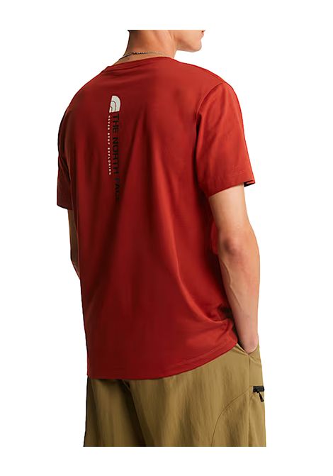 T-shirt THE NORTH FACE Vertical Regular uomo 8GV1 Mattone THE NORTH FACE | T-shirt | 8GV1G6I1