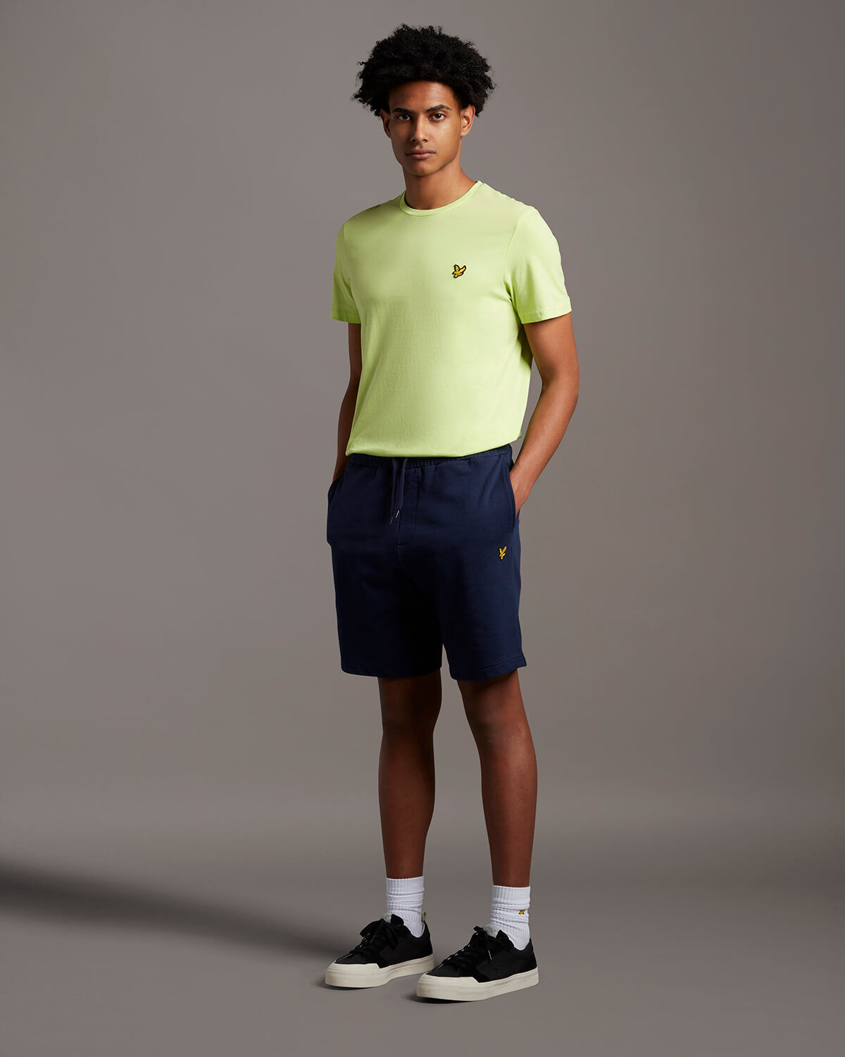 Lyle & Scott Blue Cotton Bermuda Shorts main image 1