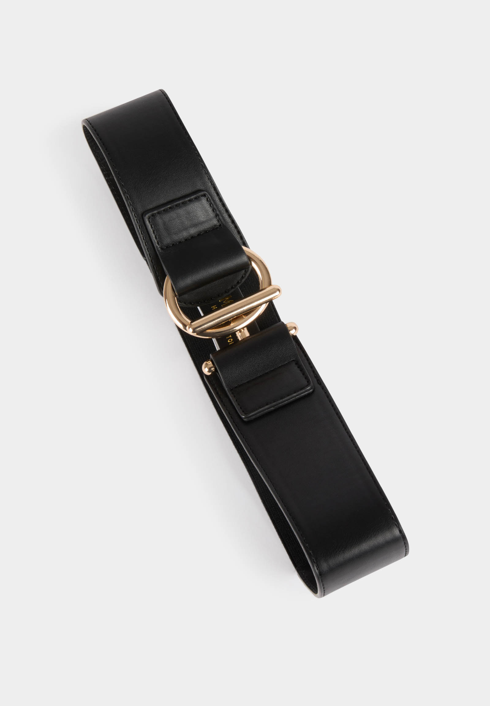Cintura Unisex Anders Belt In Ecopelle Intrecciata Larghezza 4 Cm - Colore Nero 115