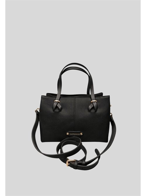 Faux leather tote bag C3NM1030 CAFE NOIR | C3NM1030NERO