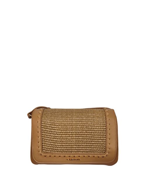 C3NQ1037 Woven Shoulder Bag CAFE NOIR | C3NQ1037NOCCIOLA