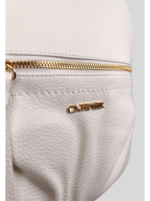 Compact backpack with front pocket C3WB1008 CAFE NOIR | C3WB1008BIANCO